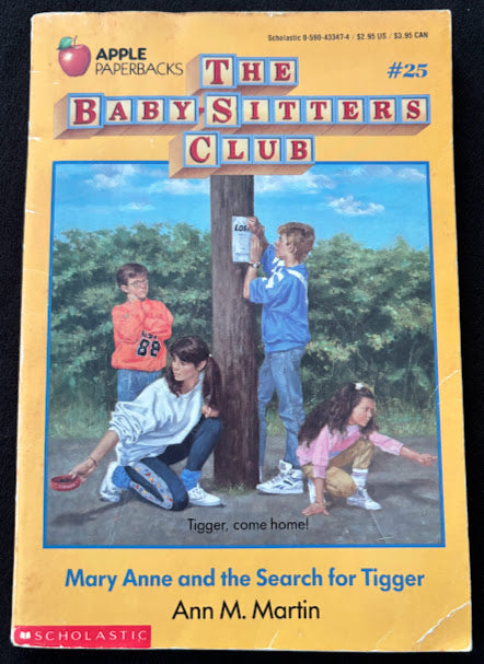 The Babysitters Club #25: Mary Anne and the Search for Tigger