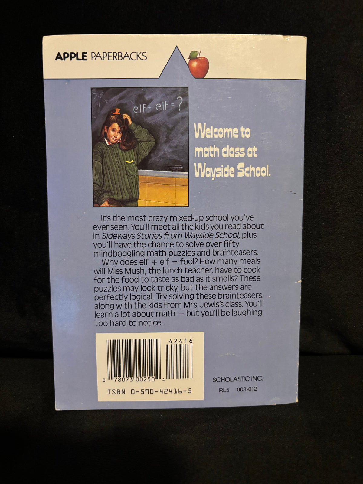 Sideways Arithmetic from Wayside School - Rare First Edition!