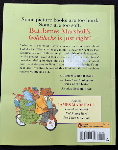 Goldilocks and the Three Bears